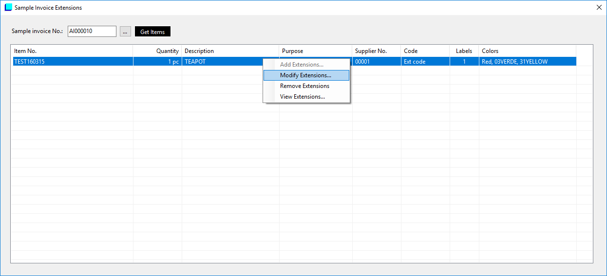 Invoice Extensions Company Accounts